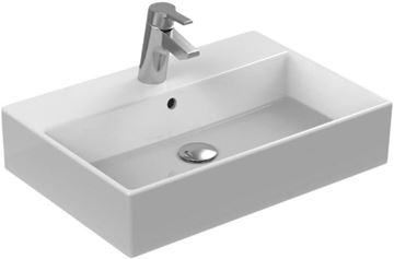 IDEAL STANDARD STRADA umývadlo na dosku 50 cm, s otvorom pre batériu a prepadom, Ideal Plus K0816MA Obrázek - fotka
