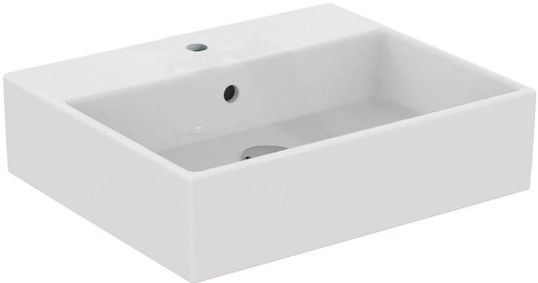 IDEAL STANDARD STRADA umývadlo na dosku 50 cm, s otvorom pre batériu a prepadom K081601 Obrázek - Hlavní obrázek