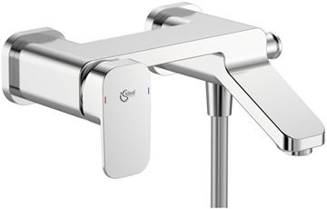 IDEAL STANDARD TONIC II vaňová nástenná batéria, s prepínačom, chróm