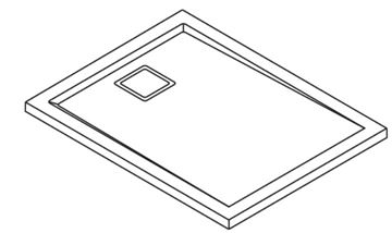 RONAL LIVADA W20AS sprchová vanička 70x90 cm, liaty mramor, bez nožičiek W20AS 070 090 04 Obrázek - fotka
