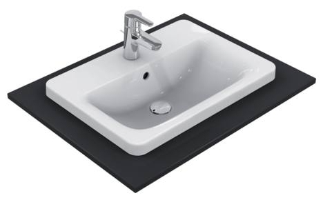 IDEAL STANDARD CONNECT umývadlo 58 cm, s otvorom pre batériu a prepadom E504401 Obrázek - Hlavní obrázek