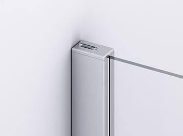 RONAL DIVERA D22T13 sprchové dvere 110x200 cm, vstup 530 mm, lietacie, aluchróm/číre sklo D22T13 070 40 50 07 Obrázek - fotka