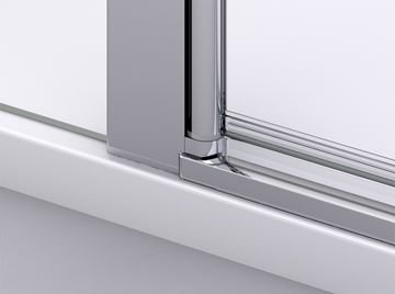 RONAL DIVERA D22T13 sprchové dvere 140x200 cm, vstup 730 mm, lietacie, aluchróm/číre sklo D22T13 090 50 50 07 Obrázek - fotka