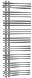 ZEHNDER YUCCA ASYM dizajnový radiátor 400/1700, jednoradový, pripojenie zhora/zdola, chróm