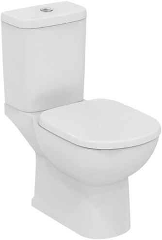 IDEAL STANDARD TEMPO kombinovaný klozet 365x665x400mm, odtok vnútorné kolmý, s hlbokým splachovaním, biela T331301 Obrázek - Hlavní obrázek