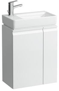 LAUFEN PRO S skrinka pod umývadlo 47x27,5x58 cm, 1 dvierka, pánty vľavo, 1 polička vpravo, lesklá biela