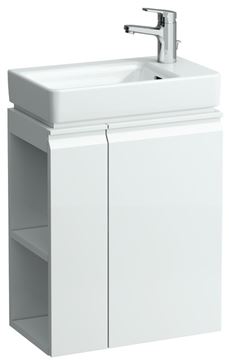 LAUFEN PRO S skrinka pod umývadlo 47x27,5x58 cm, 1 polica, 1 dvierka, pánty vpravo, matná biela