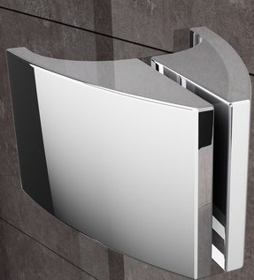 RAVAK PIVOT PSKK3 90 sprchovací kút 90x90 cm, R500, pivotové dvere, chróm lesk / sklo transparent 37677C00Z1 Obrázek - fotka