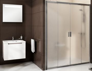 RAVAK BLIX BLDP4 140 sprchové dvere 140x190 cm, posuvné, biela/sklo Grape 0YVM0100ZG Obrázek - fotka
