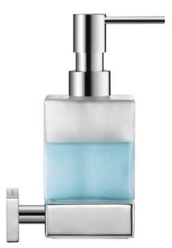 DURAVIT KARREE dávkovač tekutého mydla, nástenný, sklo, chróm 0099541000 Obrázek - fotka