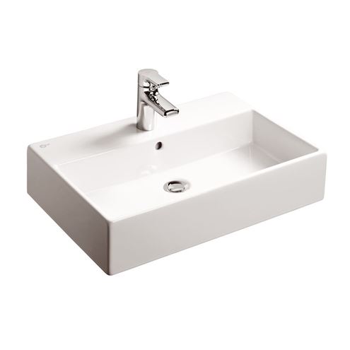 IDEAL STANDARD STRADA umývadlo na dosku 60 cm, s otvorom pre batériu a prepadom K078101 Obrázek - Hlavní obrázek