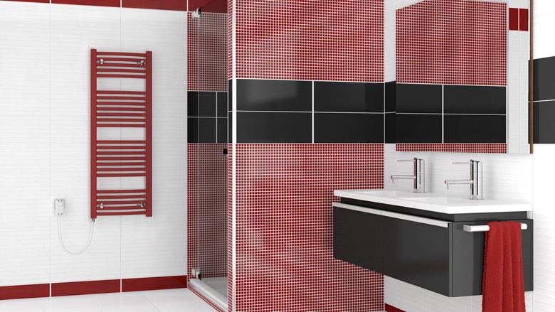 KORADO KORALUX RONDO COMFORT - E kúpeľňový radiátor 1820/450, s vykurovacou tyčou, biela RAL9016 KRT-182045-00E10 Obrázek - fotka