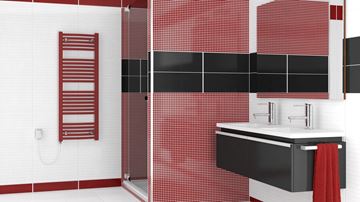 KORADO KORALUX RONDO COMFORT - E kúpeľňový radiátor 700/600, s vykurovacou tyčou, biela RAL9016 KRT-070060-00E10 Obrázek - fotka
