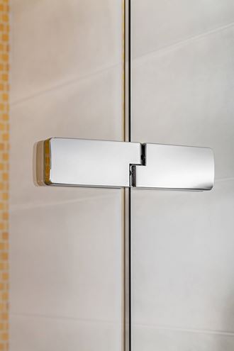 CONCEPT 400 bočná stena 90x197 cm, pololesklá strieborná/číre sklo CA0203.069.322 Obrázek - fotka