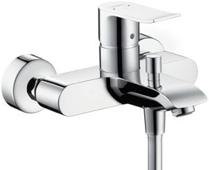 HANSGROHE METRIS vaňová nástenná batéria, s prepínačom, chróm