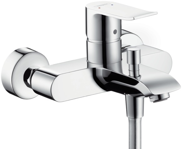HANSGROHE METRIS vaňová nástenná batéria, s prepínačom, chróm 31480000 Obrázek - Hlavní obrázek