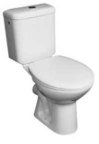 JIKA ZETA WC kombi, Dual-Flush, zadný odpad, spodné napúšťanie