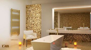 ISAN MELODY GRENADA kúpeľňový radiátor 1335/600, klasické pripojenie, biela RAL9016 DGRE13350600SK01- Obrázek - fotka