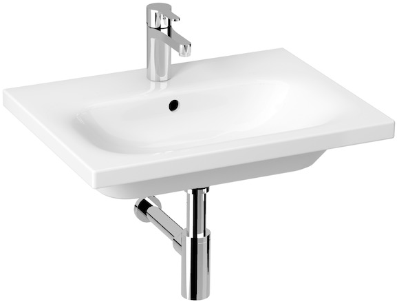 JIKA MIO-N umývadlo 60 cm, s otvorom pre batériu a prepadom H8127130001041 Obrázek - Hlavní obrázek