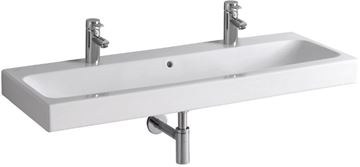 GEBERIT ICON umývadlo 120 cm, s 2 otvormi pre batérie a prepadom 124020000 Obrázek - fotka