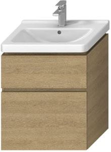 JIKA CUBITO PURE skrinka pod umývadlo 54x39, 9x68, 3 cm, 2 zásuvky, dub