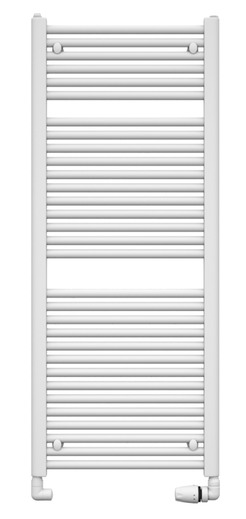KORADO KORALUX LINEAR MAX kúpeľňový radiátor 1220/450, spodné pripojenie, silber