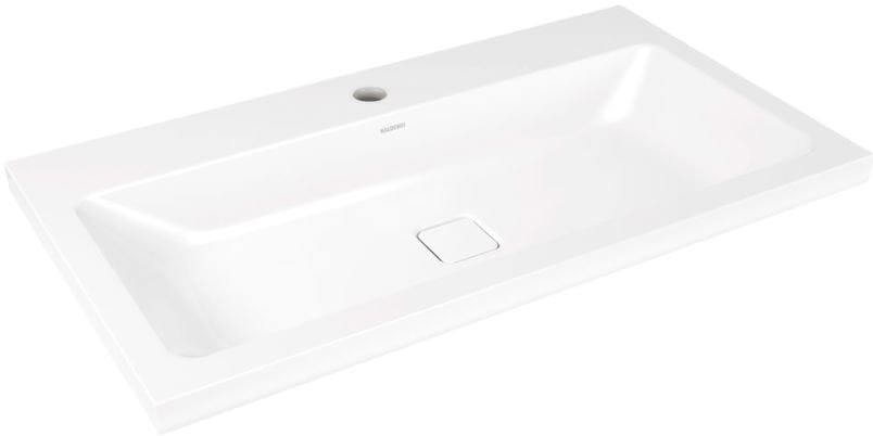 KALDEWEI CONO 3084 umývadlo 90 cm, s otvorom pre batériu, bez prepadu, smaltovaná oceľ, Perl-Effekt, alpská biela