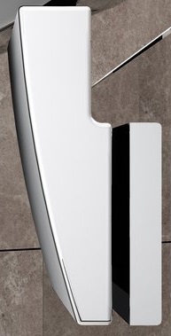 RAVAK PIVOT PSKK3 100 sprchovací kút 100x100 cm, R500, pivotové dvere, chróm lesk / sklo transparent 376AAC00Z1 Obrázek - fotka