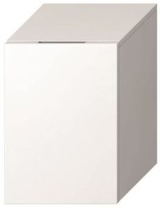 JIKA CUBITO PURE nízka skrinka 32x32, 2x47, 2 cm, 1 dvierka, pánty vľavo, lesklá biela