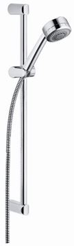 KLUDI ZENTA 2S sprchová súprava 3-dielna, ručná sprcha pr. 84 mm, 2 prúdy, tyč, hadica, chróm
