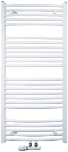 KORADO KORALUX RONDO COMFORT - M kúpeľňový radiátor 1220/600, spodné stredové pripojenie, biela RAL9016 KRT-122060-00M10 Obrázek - Hlavní obrázek