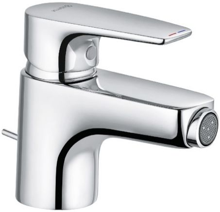KLUDI PURE&SOLID bidetová stojanková batéria, s odtokovou súpravou, chróm 342160575 Obrázek - Hlavní obrázek