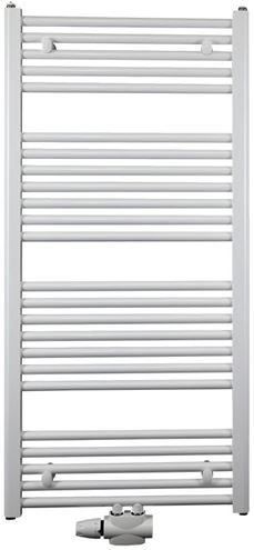 KORADO KORALUX LINEAR COMFORT - M kúpeľňový radiátor 1220/450, spodné stredové pripojenie, biela RAL9016 KLT-122045-00M10 Obrázek - Hlavní obrázek