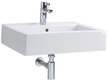 KOLO TWINS umývadlo 60 cm, s otvorom pre batériu a prepadom