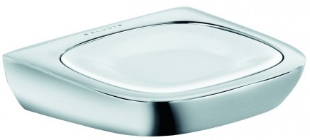 KLUDI AMBA mydlovnička, nástenná, porcelán, chróm 5398505 Obrázek - Hlavní obrázek