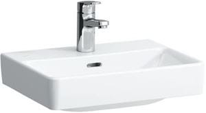 LAUFEN PRO S umývadielko 45 cm, s otvorom pre batériu, bez prepadu