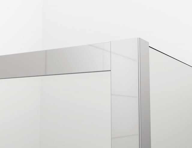 RONAL DIVERA D22T13 sprchové dvere 120x200 cm, vstup 530 mm, lietacie, aluchróm/číre sklo D22T13 070 50 50 07 Obrázek - fotka