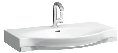 LAUFEN PALACE umývadlo 90 cm, s otvorom pre batériu a prepadom, s držiakom na uterák H8127020001041 Obrázek - Hlavní obrázek