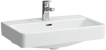 LAUFEN PRO S COMPACT umývadlo 60 cm, s otvorom pre batériu a prepadom, LCC