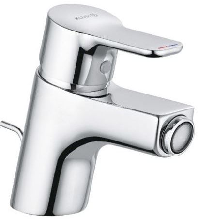 KLUDI PURE&EASY bidetová stojanková batéria, s odtokovou súpravou, chróm 375330565 Obrázek - Hlavní obrázek