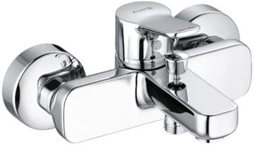 KLUDI PURE&EASY vaňová nástenná batéria, s prepínačom, chróm