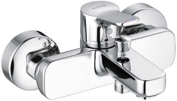 KLUDI PURE&EASY vaňová nástenná batéria, s prepínačom, chróm 376810565 Obrázek - Hlavní obrázek