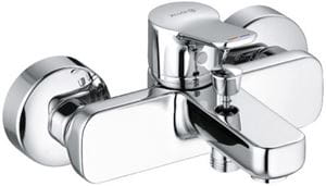 KLUDI PURE&EASY vaňová nástenná batéria, s prepínačom, chróm