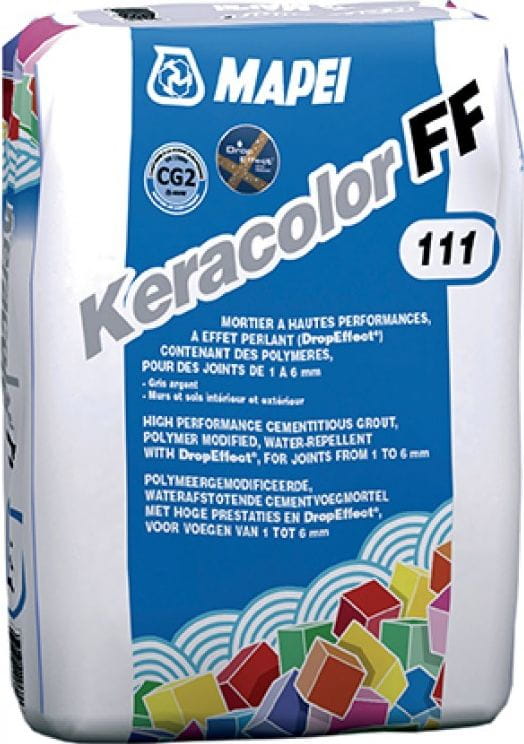 MAPEI KERACOLOR FF škárovacia hmota 5kg, cementová, hladká, 112 šedá stredná