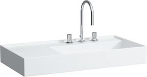 KARTELL BY LAUFEN umývadlo 90 cm, s otvorom pre batériu, bez prepadu