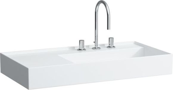 KARTELL BY LAUFEN umývadlo 90 cm, s otvorom pre batériu, bez prepadu H8103390001111 Obrázek - Hlavní obrázek