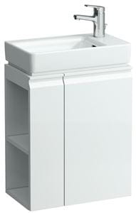 LAUFEN PRO S skrinka pod umývadlo 47x27,5x58 cm, 1 polica, 1 dvierka, pánty vpravo, lesklá biela