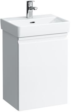 LAUFEN PRO S skrinka pod umývadlo 41,5x32,1x58 cm, 1 dvierka, pánty vpravo, lesklá biela