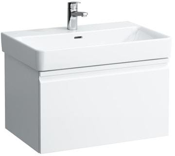 LAUFEN PRO S skrinka pod umývadlo 66,5x45x39,7 cm, 1 zásuvka, lesklá biela