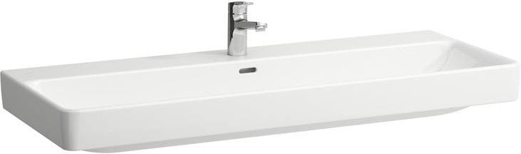 LAUFEN PRO S umývadlo 120 cm, s otvorom pre batériu a prepadom